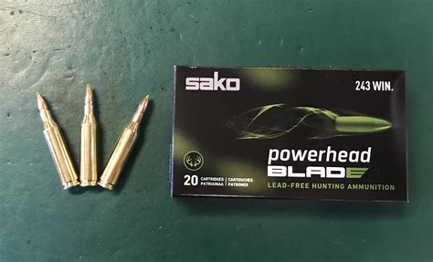 Sako 243 Win Powerhead Blade 52 Gram 80 Grains Blyfri