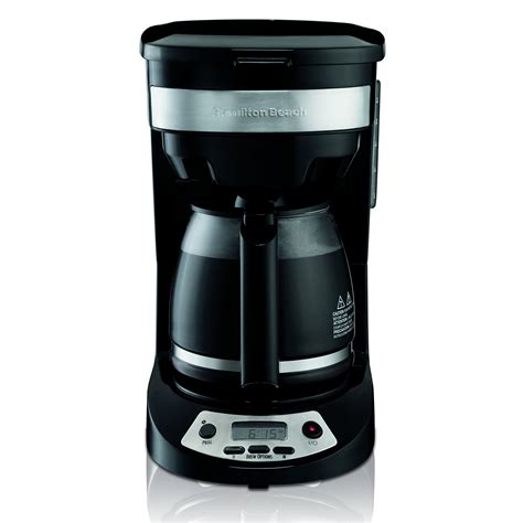 Hamilton Beach 12 Cup Programmable Drip Coffee Maker With 3 Brew Options Glass Carafe Auto