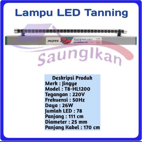 Jual Lampu Led Tanning Jingye T Hl Red Arwana Arowana Aquarium