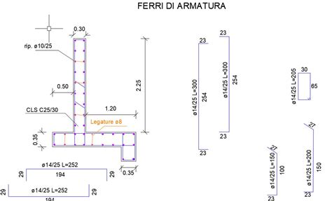 Predimensionamento E Dwg Muro Di Contenimento Sostegno