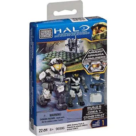 Mega Bloks Halo The Authentic Collectors Series Red Team Weapons Pack Exclusive Set 96956 Eva