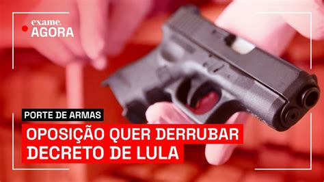 Oposição quer derrubar decreto de Lula sobre armas YouTube