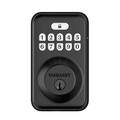 Keyless Entry Electronic Door with Security Deadbolt Lock