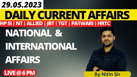 Daily Current Affairs 29th May 2023 May Current Affairs For All