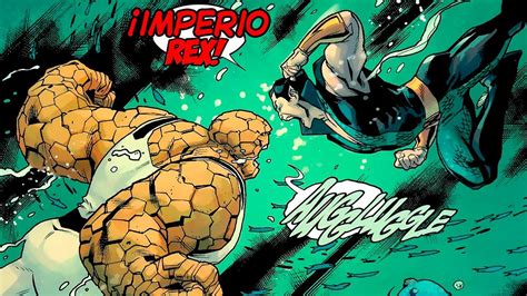 The Thing Vs Namor Español Avx Versus1 Combate 2 Youtube