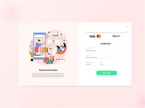 Daily Ui Credit Card Payment By Sarah Figueredo On Dribbble