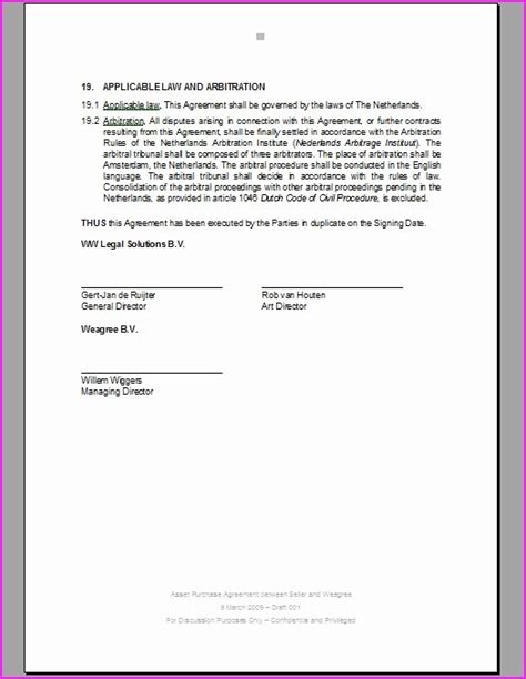 Contract Signature Page Template Stcharleschill Template