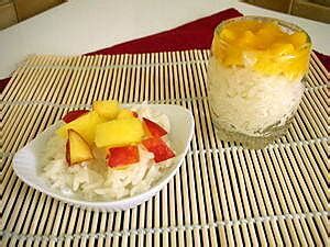 Recette De Riz Gluant Au Lait De Coco Mangue Japonisant Sans Gluten