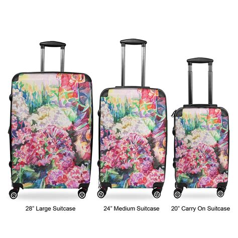 Watercolor Floral Suitcase 20 Carry On Youcustomizeit