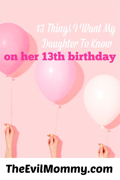 Happy 13th Birthday To My Daughter Quotes - ShortQuotes.cc