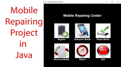 Project Mobile Repairing Shop Management System In Java Code YouTube