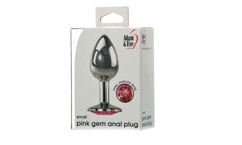 Up To Off On Adam Eve Pink Gem Anal Plug Groupon Goods