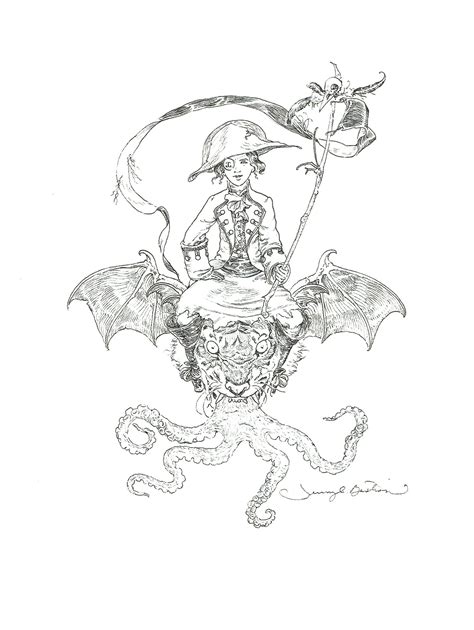 Jeremy Bastian Cursed Pirate Girl On Tiger S Head Illustration