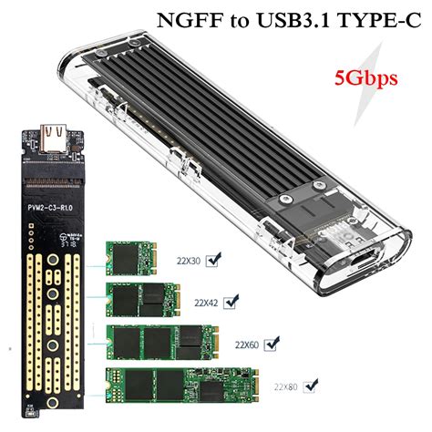 Orico TCM2F C3 ngff para usb 3 1 tipo c m 2 ssd gabinete disco rígido