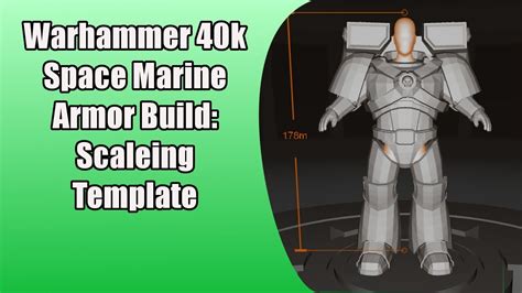 How To Build A Warhammer 40k Space Marine Scaling Templates YouTube