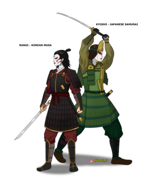 Kyoshi x Rangi Historical AU (Makeup) by kkachi95 on DeviantArt