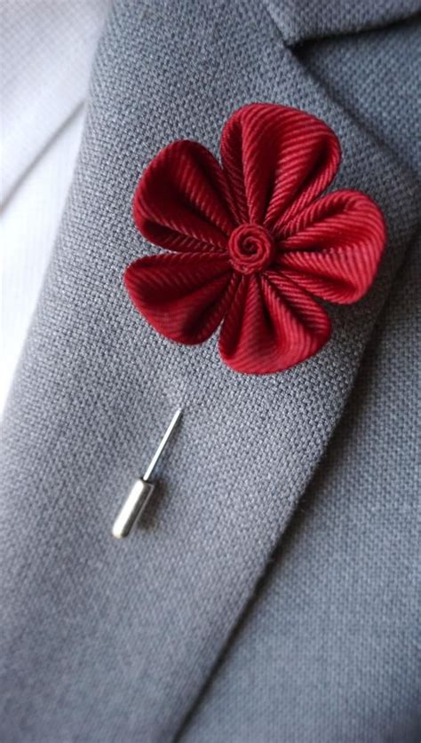 Handmade Lapel Flower Pin Flower Lapel Pin Flower Brooch Etsy