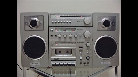 Hitachi Atc M1 Mkii Mini Compo Stereo Cassette Shelf System Youtube