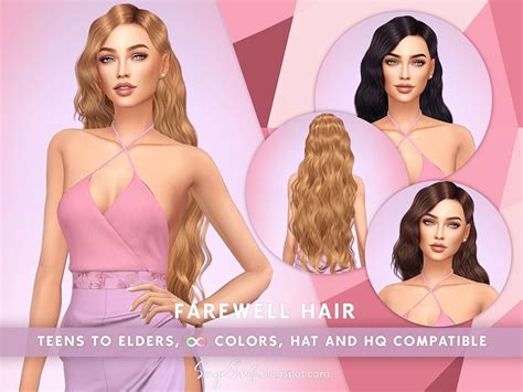 Farewell Hair Sonya Sims Sims Game Mods Sims Mods Sims Mods