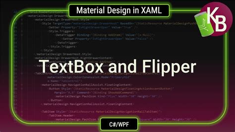 Material Design In Xaml Textbox And Flipper Work Youtube