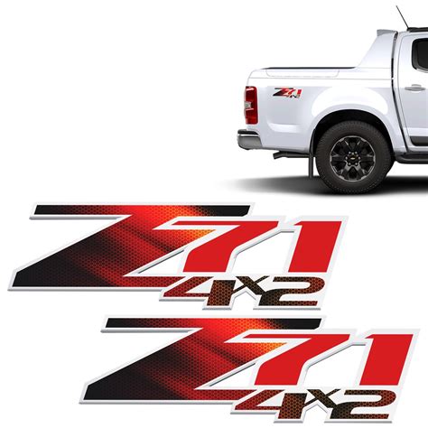 Par De Adesivos Z X S D Silverado Emblema Lateral Shopee Brasil