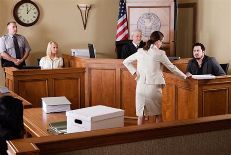 Lawyer In A Courtroom Stock Photo Download Image Now Istock