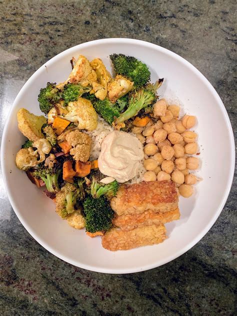 Roasted Veggie Bowl With Tahini Dressing Scrolller