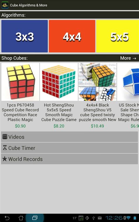 Cube Algorithms & More:Amazon.com:Appstore for Android