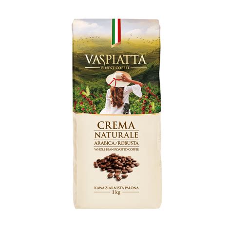 Kawa KAWA ZIARNISTA VASPIATTA CREMA NATURALE 1 KG Sklep WNatural Pl