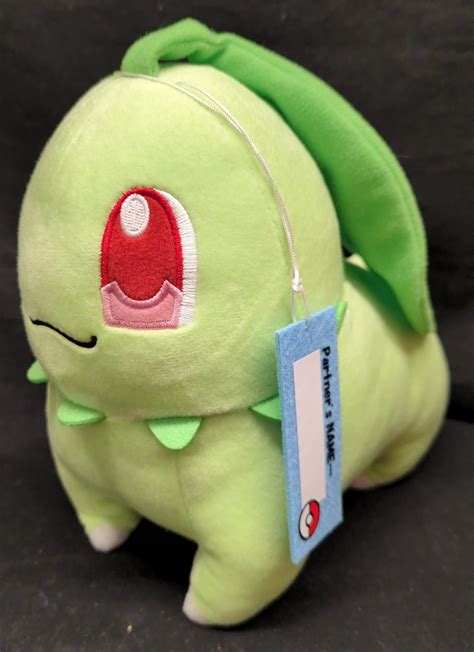 Bandai Spirits Mofugutto Hello Partner Plush Stuffed Toy Chikorita