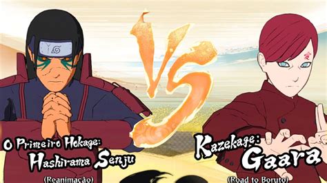 Shodaime Hashirama Vs Kazekage Gaara Naruto Shippuden Ultimate Ninja