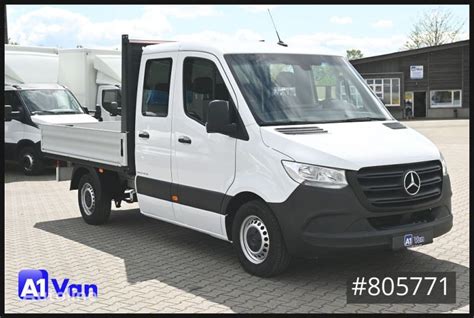 Mercedes Benz Sprinter 214CDI Pritsche Doka AHK Klima Flatbed Truck