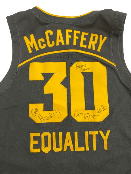 Connor McCaffery Iowa Basketball 2019-2020 Season Signed And Inscribed ...