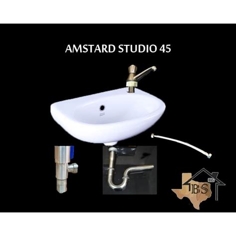 Jual WASTAFEL AMERICAN STANDARD STUDIO 45 45X30CM FULLSET SIAP PASANG