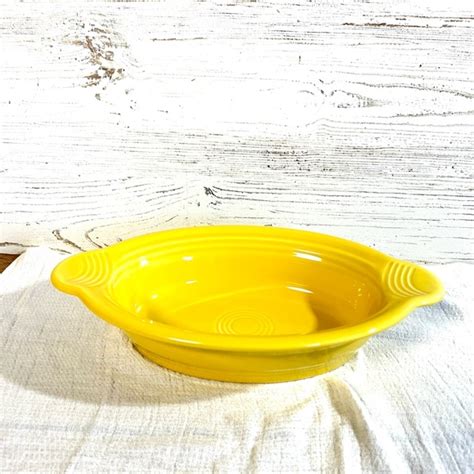 Fiesta Dining Fiesta Individual Casserole Dish Yellow Replacement Poshmark