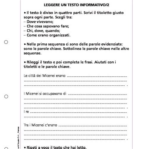 Leggere Un Testo Informativo Giunti Scuola