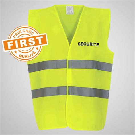 Gilet fluo FIRST SÉCURITÉ