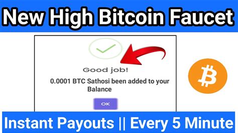 High Paying BTC Faucet Free Bitcoin Faucet Site Claim Bitcoin