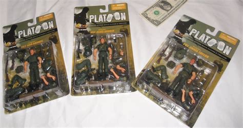 Platoon Vietnam War Action Figure 1:18 Barnes Elias Taylor US Army 25th ...