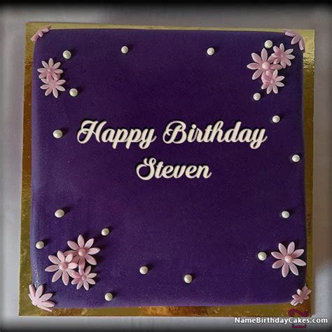 Happy Birthday Steven Cakes, Cards, Wishes