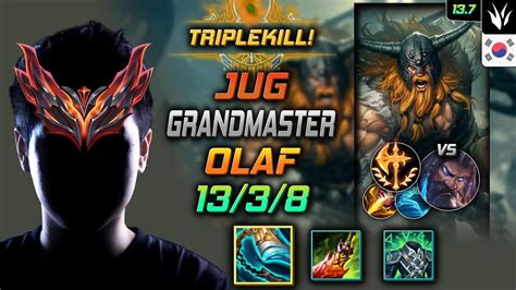 Grandmaster Olaf Jungle Vs Udyr Kr