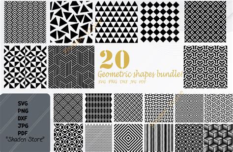 Geometric Patterns, Geometric Bundle Svg Graphic by Shaden store ...