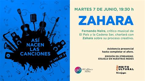 Ciclo As Nacen Las Canciones L Encuentro Con Zahara Youtube