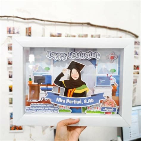 Kado Wisuda Frame D Foto Graduation Bisa Custom Kado Wisudaku