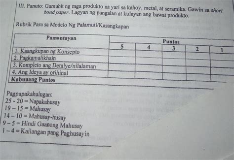 Gumuhit Ng Mga Produktong Na Yari Sa Kahoy Metal At Seramika Gawin Sa