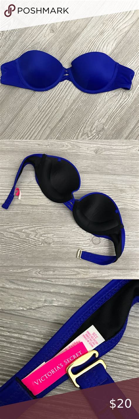 Victorias Secret Cobalt Blue Bikini Top B In Blue Bikini