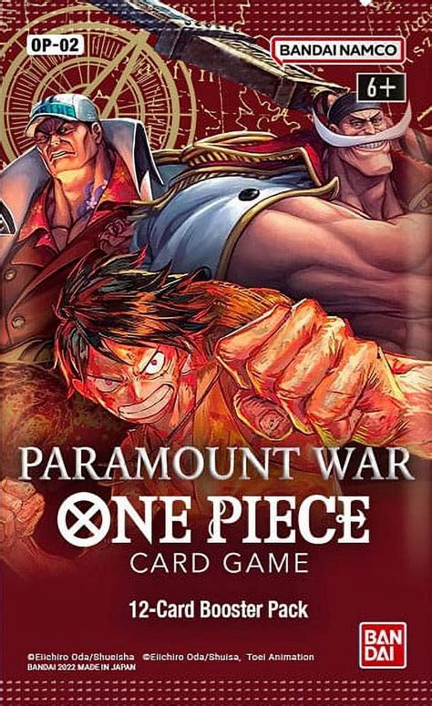 One Piece Card Game: Paramount War (OP-02) Booster Pack – Papa Joey's