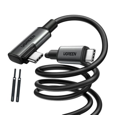 Ugreen Right Angle Usb C To Usb C Link Cable 5m 【quest 3 Quest 3s 適用】