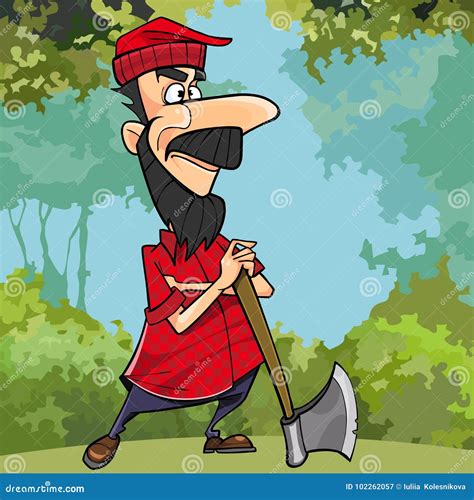 Cartoon Woodcutter Stock Illustrations – 912 Cartoon Woodcutter Stock ...