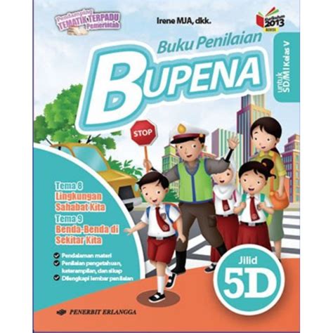 Jual Buku Bupena A B C D Sd Mi Kelas Sd Penerbit Erlangga Kondisi